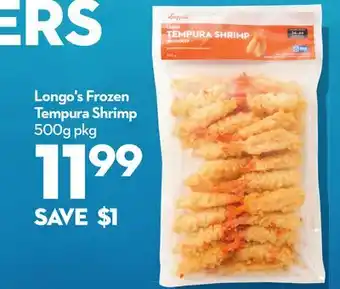 Longo's Longo's Frozen Tempura Shrimp offer