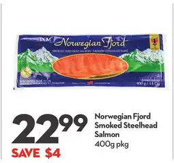 Longo's Norwegian Fjord Smoked Steelhead Salmon offer