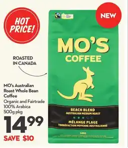 Longo's Australian Roast Whole Bean Coffee offer