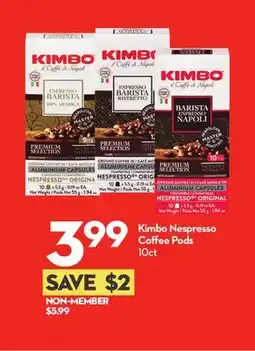Longo's Nespresso Coffee Pods offer