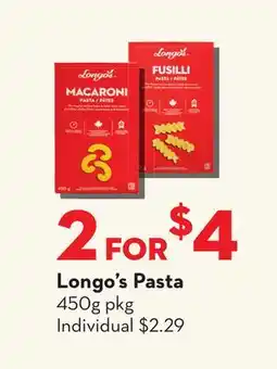 Longo's Longo's Pasta offer