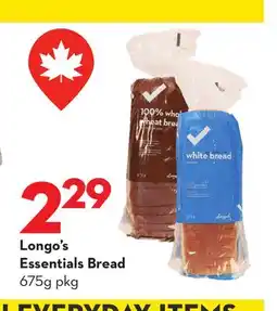 Longo's Essentials Bread offer