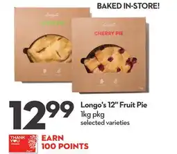 Longo's Longo's 12 Fruit Pie offer