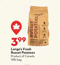 Longo's Fresh Russet Potatoes offer