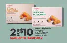 Longo's Longo's Phyllo Rolls offer
