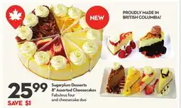Longo's Sugarplum Desserts 8 Assorted Cheesecakes offer