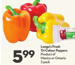 Longo's Longo's Fresh Tri-Colour Peppers offer