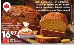Longo's Dacasto Gran Pasticceria The King's Cake Traditional or Extra Dark Chocolate offer