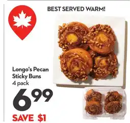 Longo's Pecan Sticky Buns offer