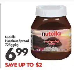 Longo's Nutella Hazelnut Spread offer