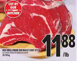 Metro RED GRILL PRIME RIB ROAST CHEF STYLE offer