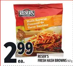 Metro RESER'S FRESH HASH BROWNS offer