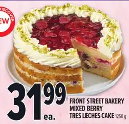 Metro FRONT STREET BAKERY MIXED BERRY TRES LECHES CAKE offer