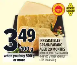 Metro IRRESISTIBLES GRANA PADANO AGED 20 MONTHS offer