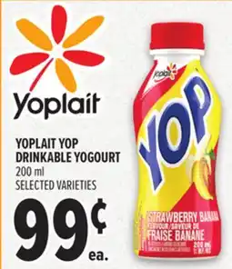 Metro YOPLAIT YOP DRINKABLE YOGOURT offer