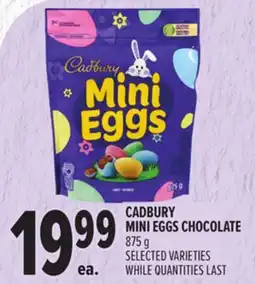 Metro CADBURY MINI EGGS CHOCOLATE offer