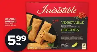 Metro IRRESISTIBLE SPRING ROLLS offer