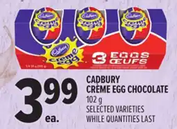 Metro CADBURY CRÈME EGG CHOCOLATE offer