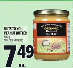 Metro NUTS TO YOU PEANUT BUTTER offer