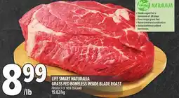 Metro LIFE SMART NATURALIA GRASS FED BONELESS INSIDE BLADE ROAST offer