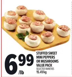 Metro STUFFED SWEET MINI PEPPERS OR MUSHROOMS VALUE PACK offer