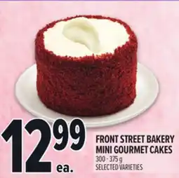 Metro FRONT STREET BAKERY MINI GOURMET CAKES offer