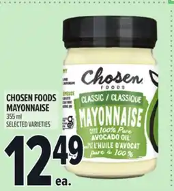 Metro CHOSEN FOODS MAYONNAISE offer
