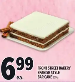 Metro FRONT STREET BAKERY SPANISH STYLE BAR CAKE offer