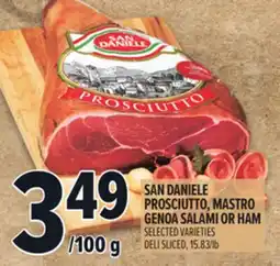 Metro SAN DANIELE PROSCIUTTO, MASTRO GENOA SALAMI OR HAM offer