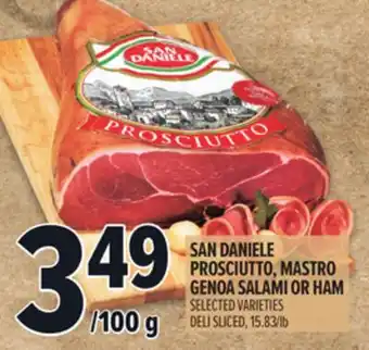 Metro SAN DANIELE PROSCIUTTO, MASTRO GENOA SALAMI OR HAM offer