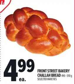 Metro FRONT STREET BAKERY CHALLAH BREAD offer