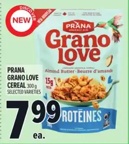 Metro PRANA GRANO LOVE CEREAL offer