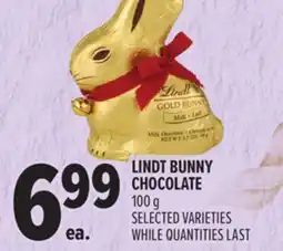 Metro LINDT BUNNY CHOCOLATE offer