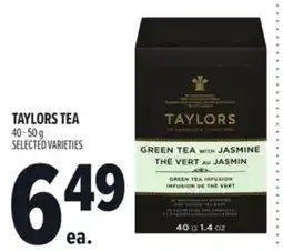 Metro TAYLORS TEA offer