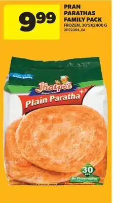 Real Canadian Superstore PRAN PARATHAS FAMILY PACK, 30'SX2400 G offer