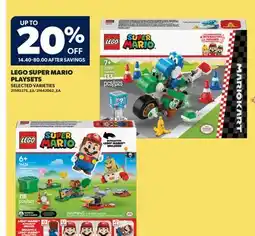 Real Canadian Superstore LEGO SUPER MARIO PLAYSETS offer