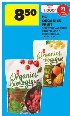Real Canadian Superstore PC ORGANICS FRUIT offer