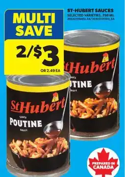 Real Canadian Superstore ST-HUBERT SAUCES offer