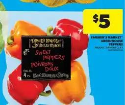 Real Canadian Superstore FARMER'S MARKET GREENHOUSE PEPPERS, 4'S offer
