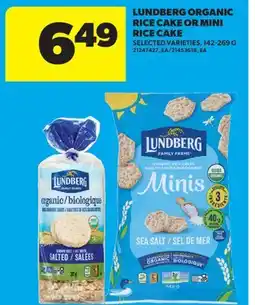 Real Canadian Superstore LUNDBERG ORGANIC RICE CAKE OR MINI RICE CAKE offer