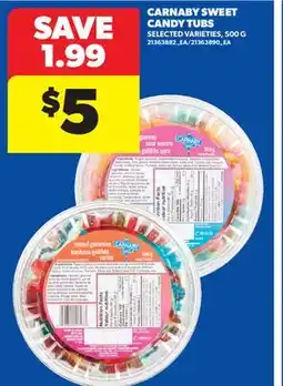 Real Canadian Superstore CARNABY SWEET CANDY TUBS offer