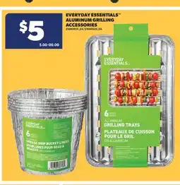 Real Canadian Superstore EVERYDAY ESSENTIALS ALUMINUM GRILLING ACCESSORIES offer