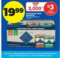 Real Canadian Superstore BLUE BUFFALO WET DOG FOOD, 6' S offer