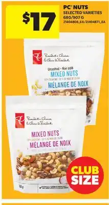 Real Canadian Superstore PC NUTS, 680/907 G offer