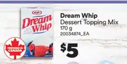 Real Canadian Superstore DREAM WHIP DESSERT TOPPING MIX offer