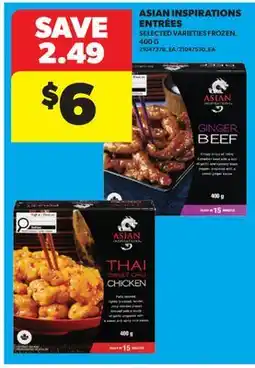 Real Canadian Superstore ASIAN INSPIRATIONS ENTRÉES offer