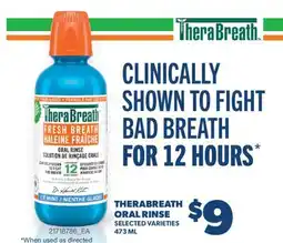 Real Canadian Superstore THERABREATH ORAL RINSE offer