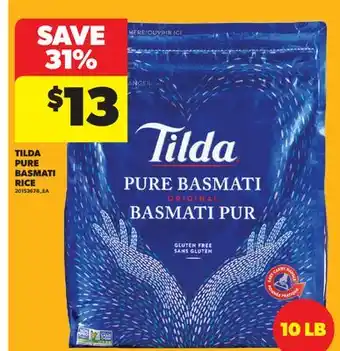 Real Canadian Superstore TILDA PURE BASMATI RICE, 10 LB offer