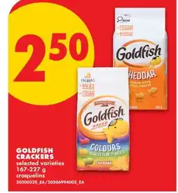 No Frills GOLDFISH CRACKERS offer