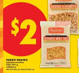 No Frills SURATI SNACKS, 250/341 g offer